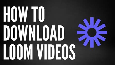 Learn how to download a Loom video using four different methods: using Loom's built-in download button, using a screen recording software, using a video …